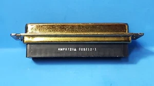 (2 piezas) Conector subminiatura D, 205212-1, AMP, 50 contactos, macho, terminal de crimpado - Imagen 1 de 3