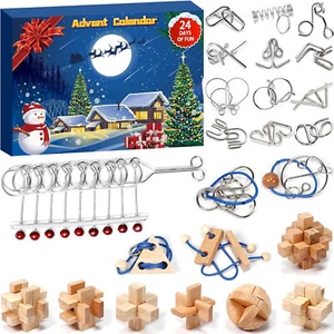 Adventskalender 2024 Rätsel für Erwachsene Frauen Männer Kinder Weihnachten Teen - Bild 1 von 6