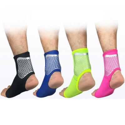 2 PCS Sports Ankle Support Foot Brace Guard Basketball Football Protective Gear - Image 1 of 4