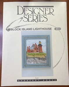 Block Island Lighthouse Sudberry House 327 Designer Series Water Cliffs Clouds - Picture 1 of 2
