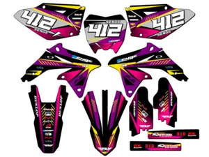 2008-2017 RMZ 450 SURGE Purple Senge Graphics Kit Compatible with Suzuki - Picture 1 of 10
