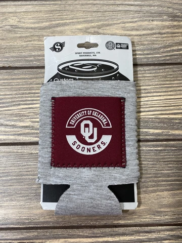 Spirit Products Heathered Oklahoma Sooners Jersey Knit Can Cooler Gift Cover