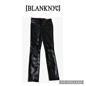 Blank NYC girls faux leather black leggings size 7 NWT - Picture 1 of 9