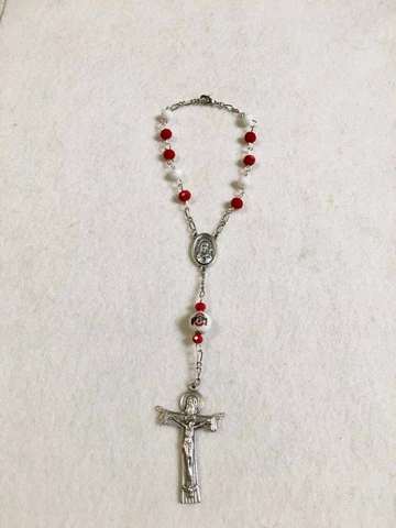 OHIO STATE ROSARY BUCKEYES CAR AUTO REARVIEW MIRROR COLLEGE UNIVERSITY ORNAMENT Cover
