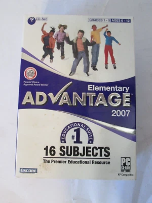 Encore Math Advantage 2007; PC/Mac; 10 CDs; New in Box, Trig, Calc - Image 1 of 4