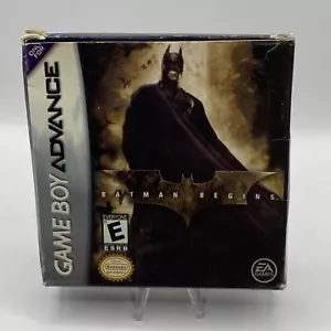 GAME BOY ADVANCE GIOCO BATMAN BEGINS W/BOX - Imagen 1 de 4