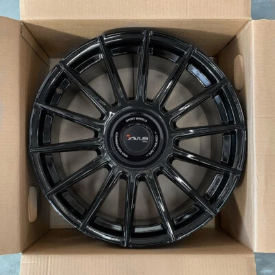 Kit 4 cerchi in lega NAD AVUS AC-M09 8x18 5x112 ET 35 BLACK per AUDI - Image 1 of 4