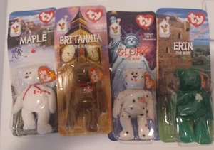 TY Beanie Babies Glory Erin Britannia Maple the Bear McDonalds - Picture 1 of 9