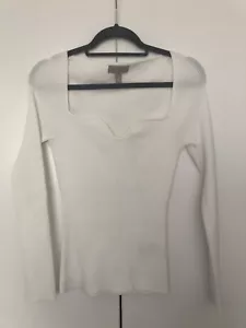 H&M ZARA schönes Longshirt weiss NEU!! - Bild 1 von 2