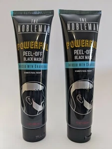 The Nobleman Black Peel-Off Charcoal Black Mask 5oz each tube  2 Tubes - Picture 1 of 3