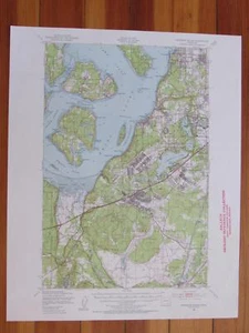 Anderson Island Washington 1955 Original Vintage USGS Topo Map - Picture 1 of 1