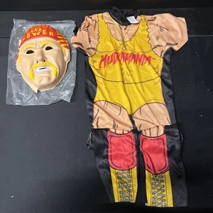 Vintage 1990s WWF Hulk Hogan Child Costume Size small Complete - Picture 1 of 5