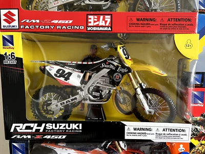 New Ray 1:6 Motorcycle Toy RCH Suzuki Soaring Eagle Ken Roczen #94 Motocross - Image 1 of 4