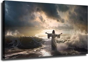 Christ Jesus Christians Poster Wall Art Wall Decor Bedroom Living Room Bathroom - Picture 1 of 5