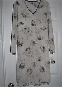 Take Nine maternity size Large NWT dress long Ladies sleeves  beige black baby - Picture 1 of 3