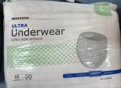 McKesson Desechable Pull Up Incontinencia Ultra Ropa Interior Pañales Pesados Paquete de 20 MD Foto 1 de 4