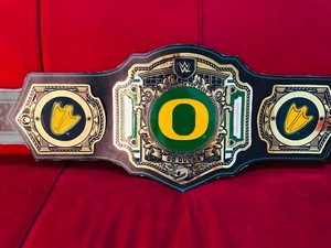 OREGON GO DUCKS LEGACY WRESTLING CHAMPIONSHIP REPLICA TITLE 2MM Zinc BELT ADULT - Picture 1 of 6