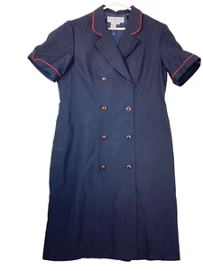 United Airlines By Brookhurst Stewardess Flight Attendant Uniform Dress 16R - Picture 1 of 7