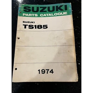 OEM ORIGINAL SUZUKI CATÁLOGO MANUAL 1974 TS185 - Imagen 1 de 14