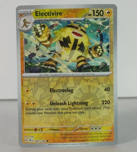 Electivire - Stellar Crown - 047/142 - Singles - Pokemon TCG - Reverse Holo - U - Imagen 1 de 16