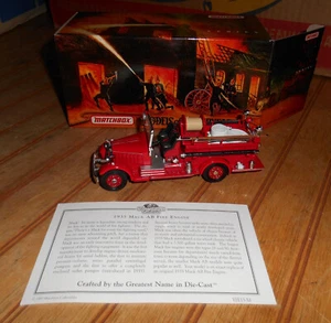 Matchbox Models of Yesteryear 1:43 Series 1935 Mack AB Fire Engine YFE15 Diecast - Picture 1 of 4