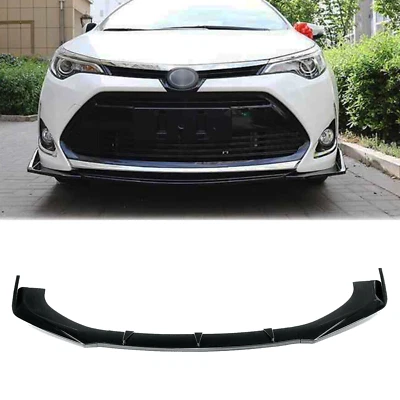 Front Bumper Lip JDM Body Kit Spoiler Splitter For Toyota Corolla /Corolla S - Image 1 of 4