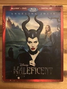 Maleficent (Blu-ray/DVD, 2014) Disney Great Condition Watched Once No Scratches - Picture 1 of 3