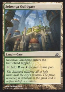 4x SELESNYA GUILDGATE 155/156 DRAGON'S LABIRINTS MTG MAGIC LP X4 - Foto 1 di 1