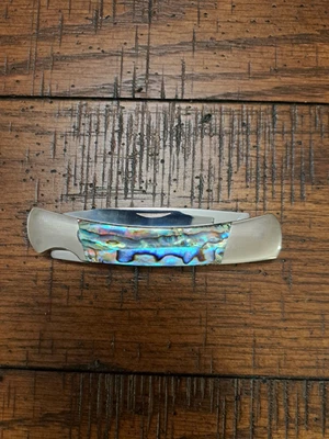 Buck 501 Squire Paua/Abalone 0501PUSLC-B Brand New in Box from Buck Custom Shop - Image 1 of 4