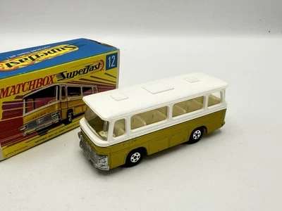 Matchbox Superfast 12 Setra Coach metálico dorado como nuevo Foto 1 de 4