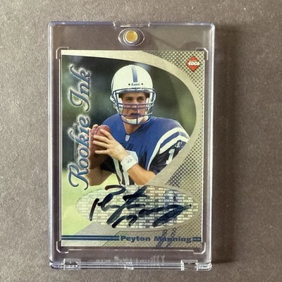 1998 Collectors Edge 1st Place RC Rookie Ink Peyton Manning AUTO  - Image 1 of 2