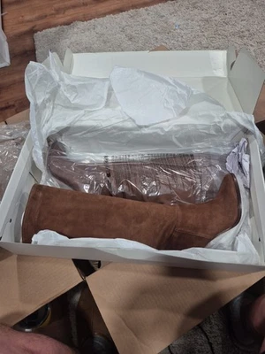 Ralph Lauren Artizan TALL-BO MARRÓN OVEJA GAMUZA Foto 1 de 4