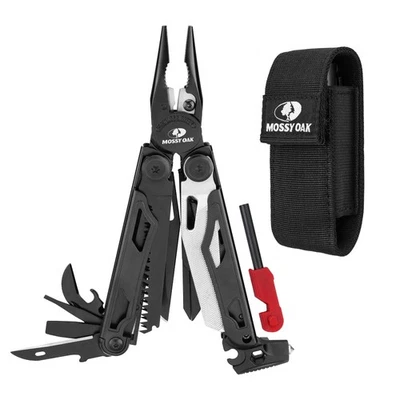 Multitool, 19-in-1 Stainless Steel Multi Tool Pliers, Survival Tools with Fir... - Image 1 of 4