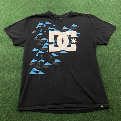 Vintage DC Shoes Shirt Mens L Black Skate Skateboarding Y2K Grunge Emo Punk Tee - Image 1 of 4