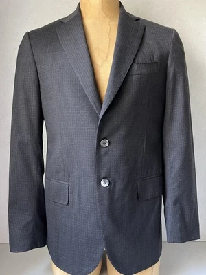 Isaia gray black jacket blazer Men’s US 40 50 8R IT Sanita base Aqua light - Image 1 of 4
