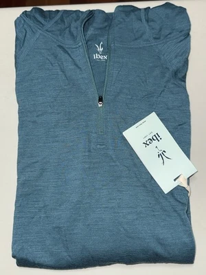 Ibex Women's Indie Hoodie Blue Spruce XXL - Image 1 of 4