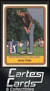 Jerry Pate 1981 Donruss Golf Stars #NNO Leader Statistico | Esordiente - Foto 1 di 2
