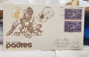 First Day Cover San Diego PADRES 1969 First Game ever MLB Expansion Opening Day - Picture 1 of 4