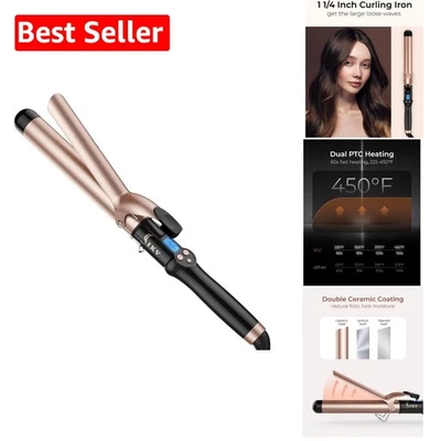 Ceramic Tourmaline Curling Wand - 60s Heat-Up & 11 Settings for All Hair Types - Image 1 of 4