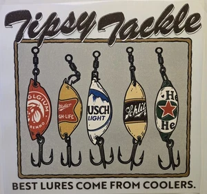 BEST LURES COME FROM BEER BOTTLES FISHING FISH ANGLER SHIRT #0102 (FRONT PRINT) - Picture 1 of 16