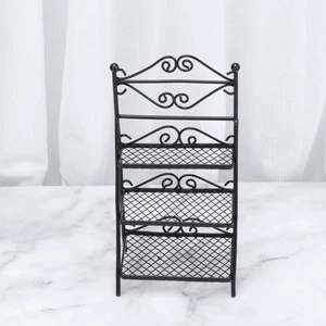 1 sztuka Mini dom Półka na buty Wewnętrzna i zewnętrzna Półka magazynowa Półka Miniatura - Zdjęcie 1 z 12