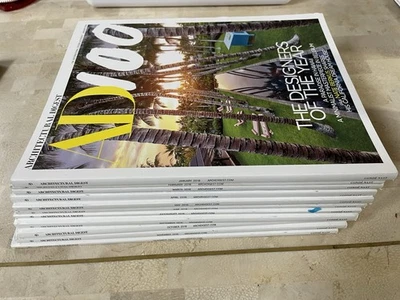2018 Architectural Digest MAGAZINE Full Year Lot - Image 1 of 3