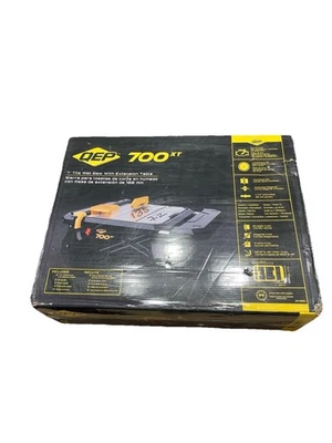 QEP 700XT 3/4 HP 7 pulgadas Sierra para azulejos húmedos con extensión de mesa 227000Q USADA en CAJA Foto 1 de 4
