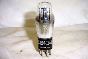 Ken Rad Type 56 Radio Amplifier Tube tested NOS - Picture 1 of 4
