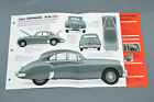 1950-1957 (1954) JAGUAR MARK VII 7 Car SPEC SHEET BROCHURE PHOTO BOOKLET