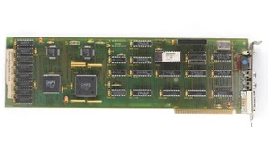 EGA video card - QUADRAM QUADEGA+ - CHIPS P82C431 - ISA8 - 1986 - TESTED - Picture 1 of 2
