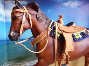 Westernsattelset B 1:9 helles Leder für Breyer traditional Pferd - Bild 1 von 10
