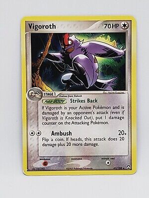 Vigoroth 41/108 EX Power Keepers Uncomm Nintendo 2007 Pokemon Card EXC-LP