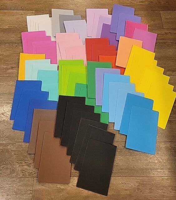 Rainbow Foam Sheets, 5.5 x 8.5 Inches, 50 Pieces