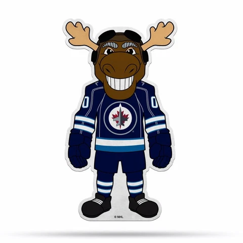 Winnipeg Jets 18"x18" Mascot Felt Pennant [NEW] NHL Sign Banner Wall Cave Cover